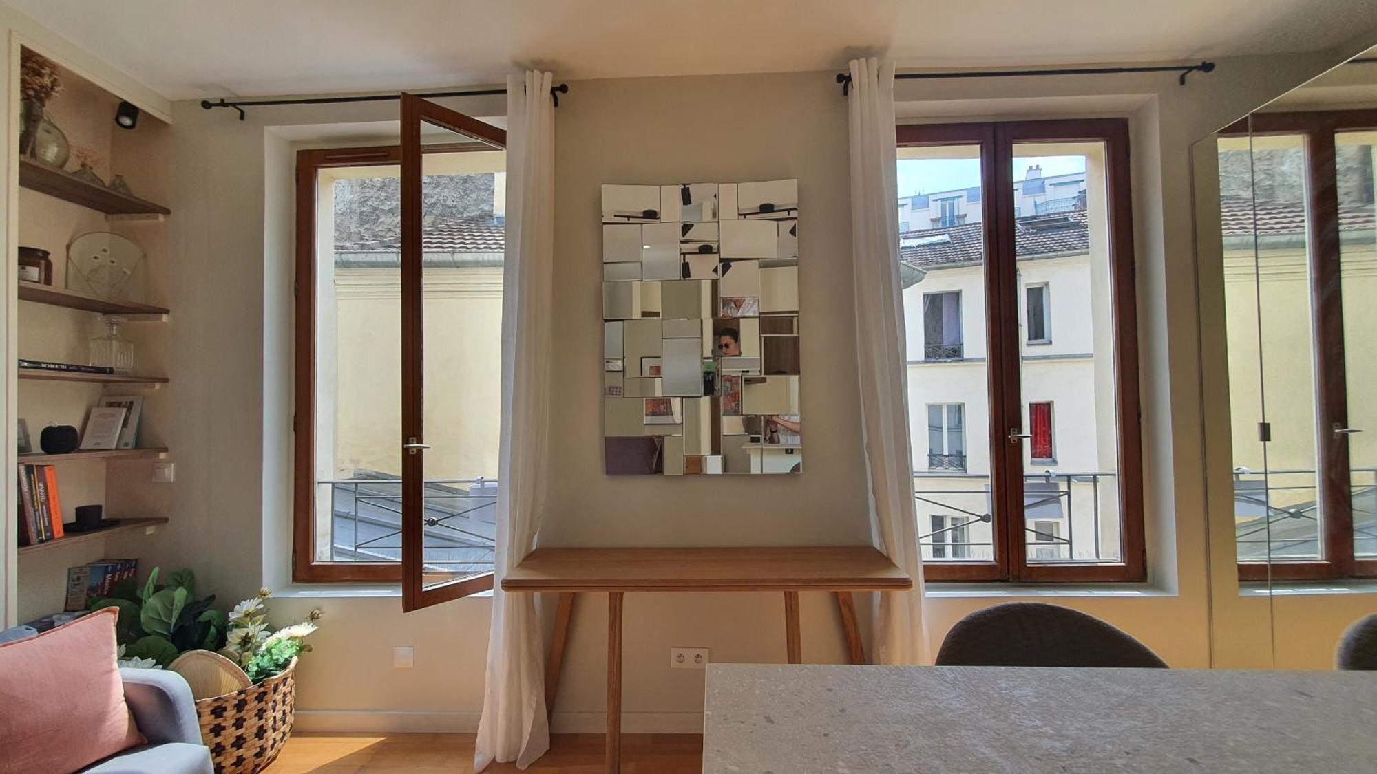 Studio Calme Et Ensoleille Entierement Renove Париж Екстериор снимка
